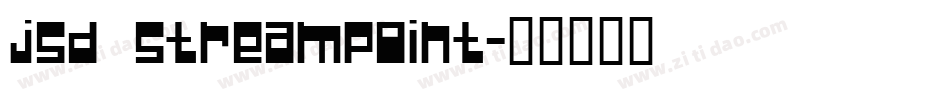 Jsd Streampoint字体转换